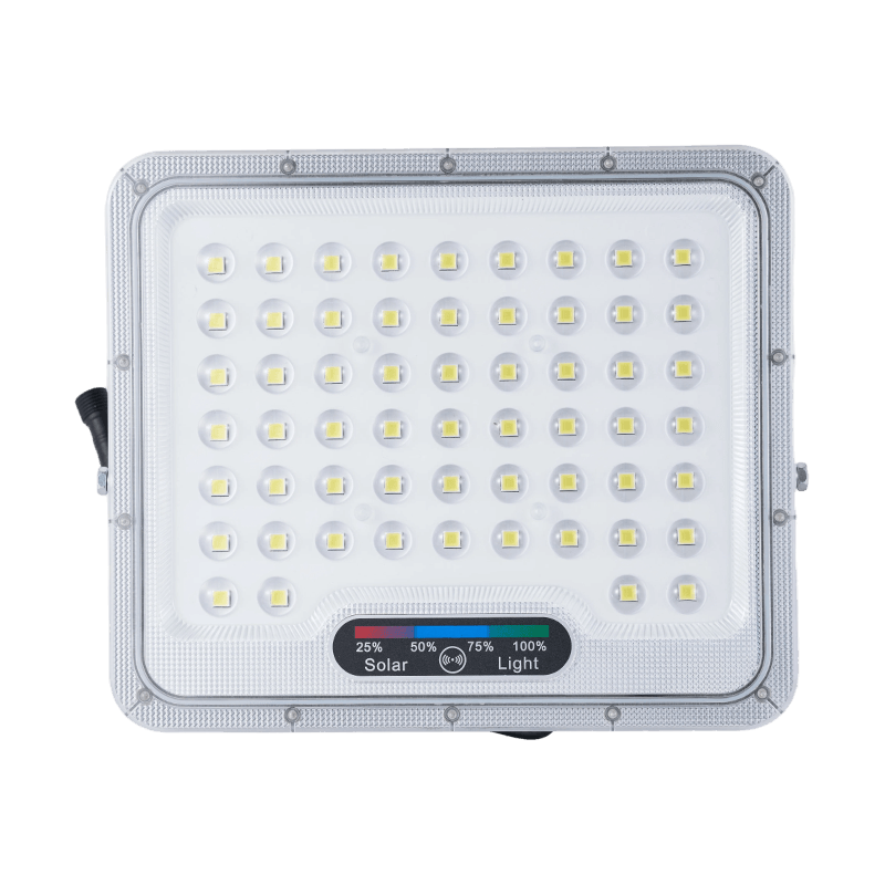 Lámpara solar de inundación SL-60P/100W SL-104P/200W 100W-200W con control de luz inteligente y batería LiFePO4 serie P