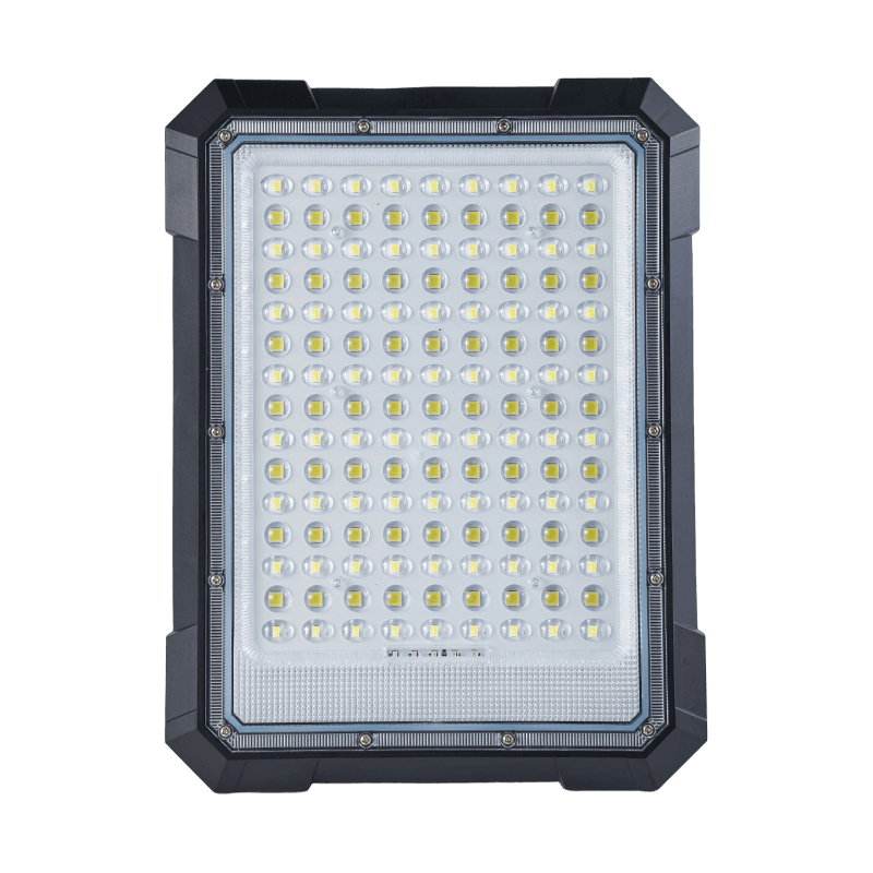 Lámpara solar de inundación SL-91A/100W SL-135A/200W SL-170A/300W 100W-300W con control remoto y batería LiFePO4 serie A