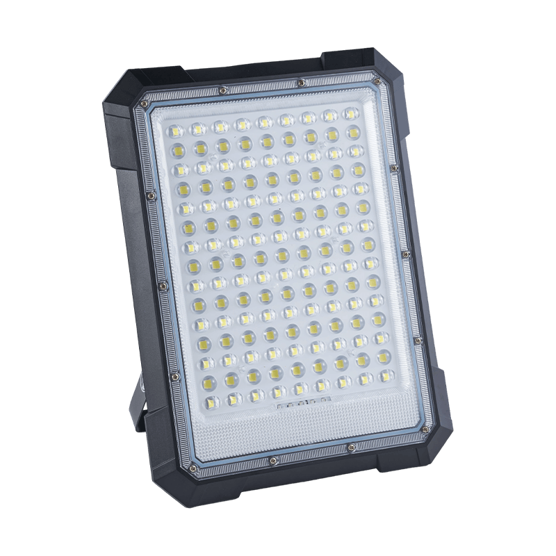 Lámpara solar de inundación SL-91A/100W SL-135A/200W SL-170A/300W 100W-300W con control remoto y batería LiFePO4 serie A