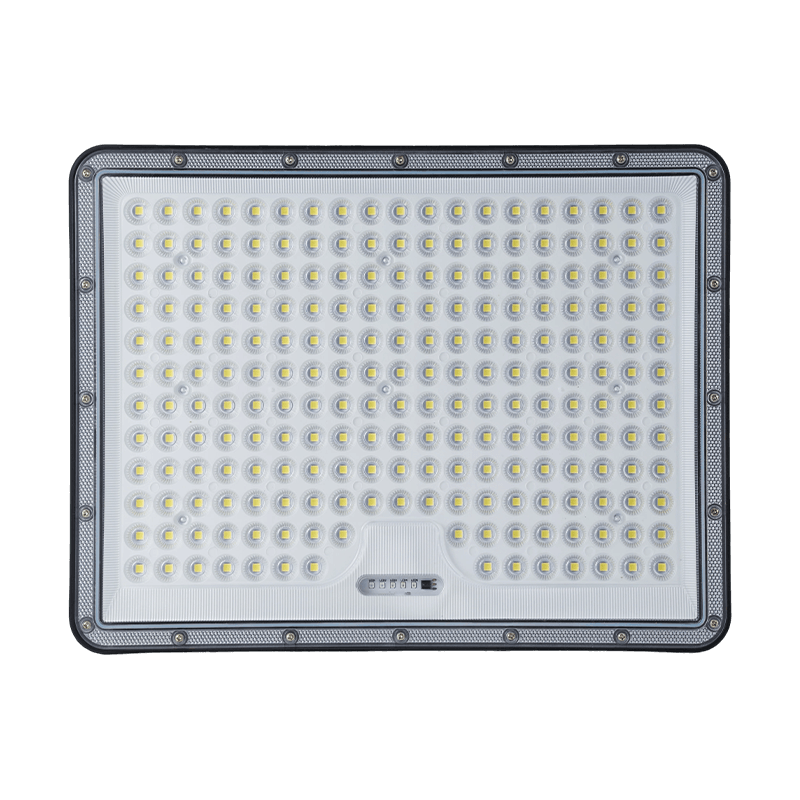 Lámpara de inundación solar SL-70D/200W SL-112D/300W SL-170D/300W 200W-300W con control de luz inteligente y batería LiFePO4 serie D