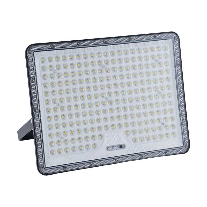 Lámpara de inundación solar SL-70D/200W SL-112D/300W SL-170D/300W 200W-300W con control de luz inteligente y batería LiFePO4 serie D