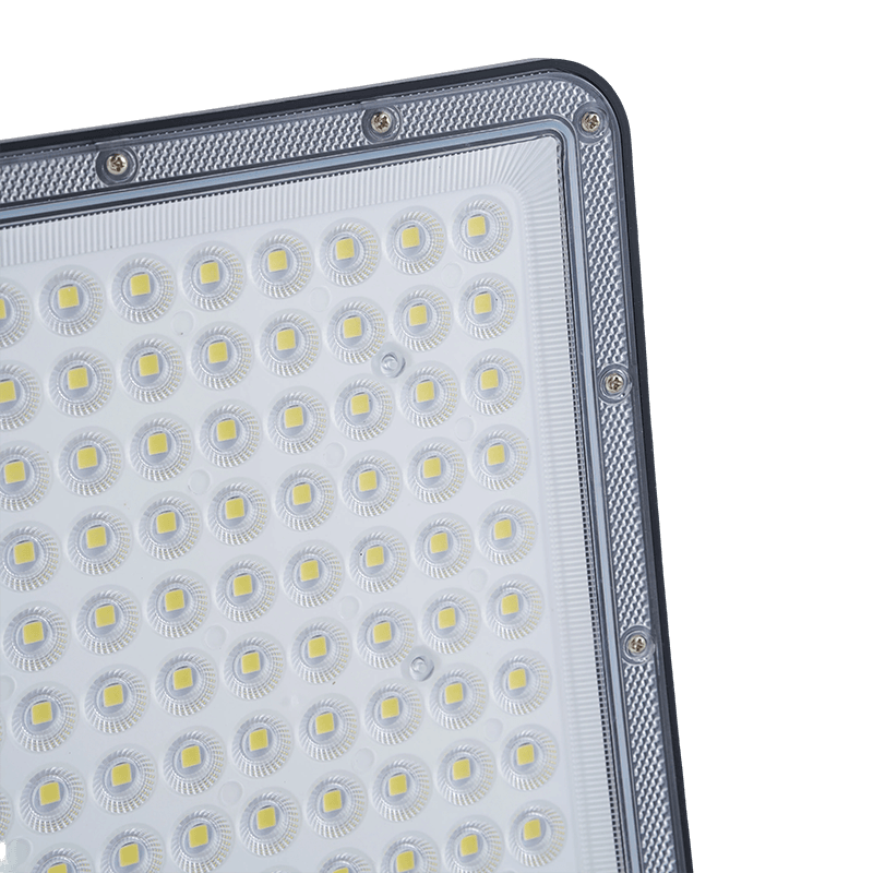 Lámpara de inundación solar SL-70D/200W SL-112D/300W SL-170D/300W 200W-300W con control de luz inteligente y batería LiFePO4 serie D