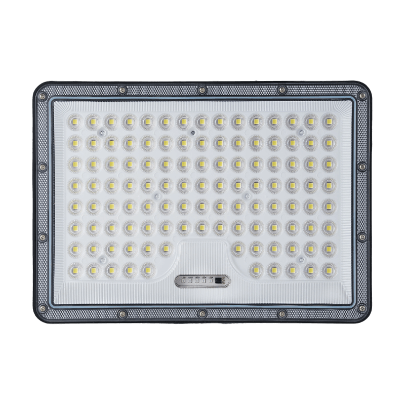 Lámpara de inundación solar SL-70D/200W SL-112D/300W SL-170D/300W 200W-300W con control de luz inteligente y batería LiFePO4 serie D