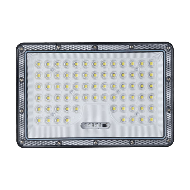 Lámpara de inundación solar SL-70D/200W SL-112D/300W SL-170D/300W 200W-300W con control de luz inteligente y batería LiFePO4 serie D