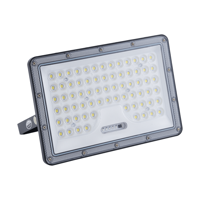 Lámpara de inundación solar SL-70D/200W SL-112D/300W SL-170D/300W 200W-300W con control de luz inteligente y batería LiFePO4 serie D