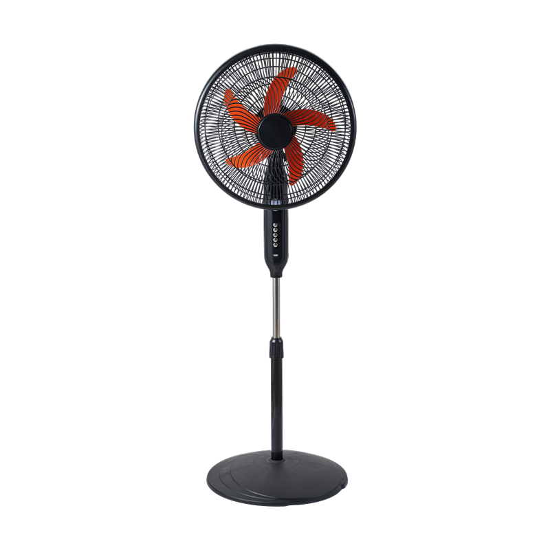 Ventilador solar FS-16C de 16 pulgadas con control por botón y batería de litio