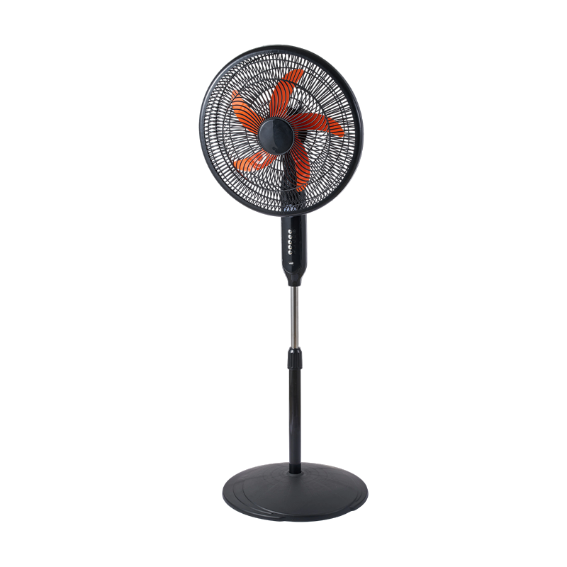 Ventilador solar FS-16C de 16 pulgadas con control por botón y batería de litio